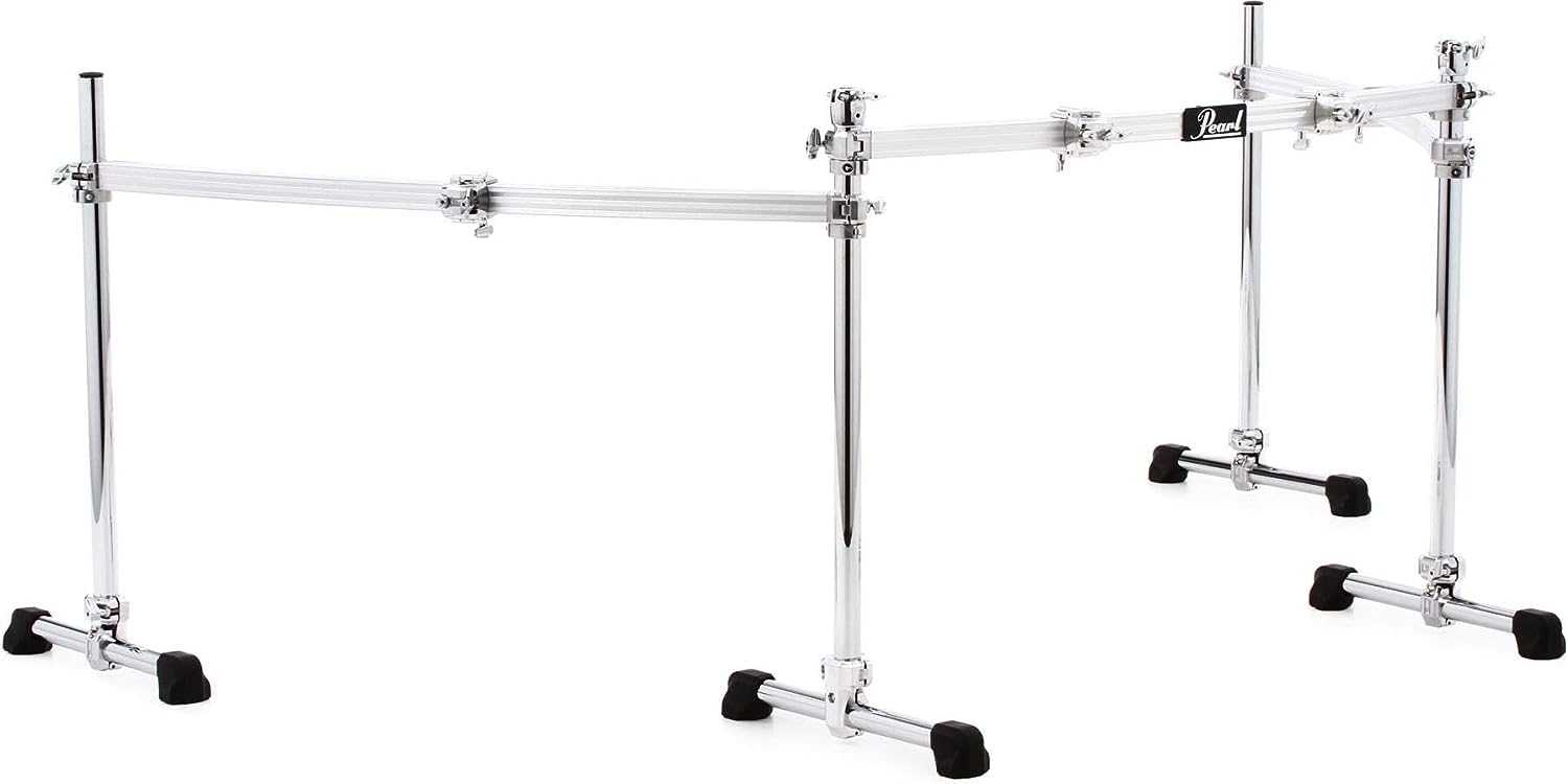 Pearl 3-seitiger Trommelständer, gebogen mit Metallrahmen und 4 Klemmen