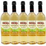 Iberia White Cooking Wine 25.4 OZ (Pack of 5)