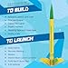 Estes 1755 Bulk Pack of 12 Viking Rocket-Building Kits, Intermediate Flying-Rocket-Model Kits for Ages 10+, Classroom Science Experiments