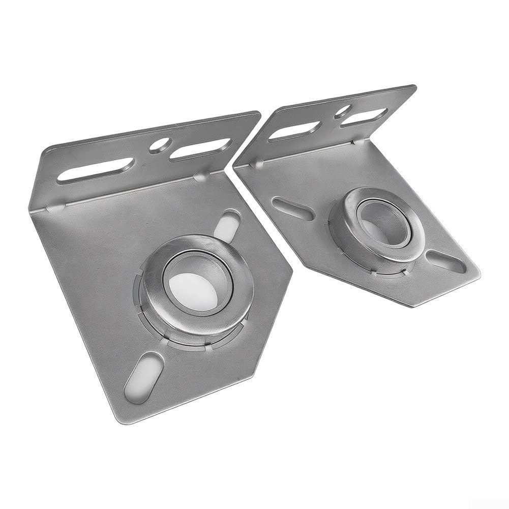 para soporte Bisagra Puerta Garaje para acero Galvanizado 2 Unidades
