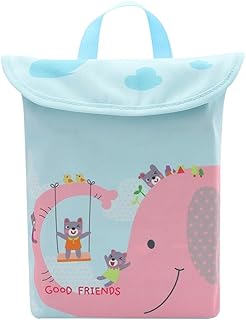Hohopeti Saco De Fraldas À Prova D'Água Sacos De Fraldas De Bebê Sacos De Fraldas Molhados E Secos Para Bebês Bolsa De Troca Bolsa De Fraldas Reutilizável Bolsa De Fraldas De Pano Bolsa De