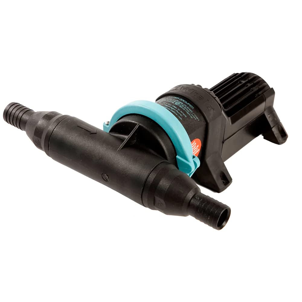 BP4574 Gulper® Grouper Pump, Fishbox Discharge Pump, 24V DC, 5.8 GPM Flow Rate, 1-Inch or 1 ½-Inch Hose Connections