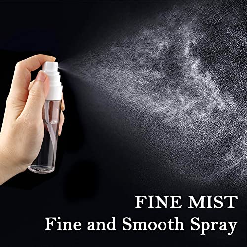 Fine Mist Spray Bottle Plastic Spray Bottles 3.4oz/100ml 2Pack Makeup Setting Spray Bottle TSA Approved Empty Cosmetic Refillable Travel Bottle Containers Sprayer for Water,Perfume,Essential3