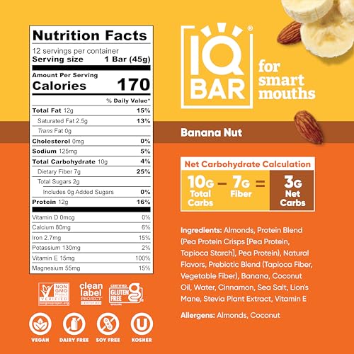 Barritas de proteína vegetal IQBAR Clean Plant 12 unidades miniatura 6