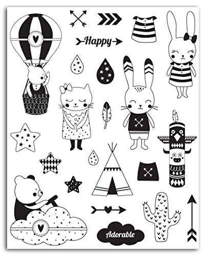 Toga naissance - Leonard & Josephine Lot de 23 Tampons Crystal', Autre, Multicolore, 14 x 18 x 0.2 cm