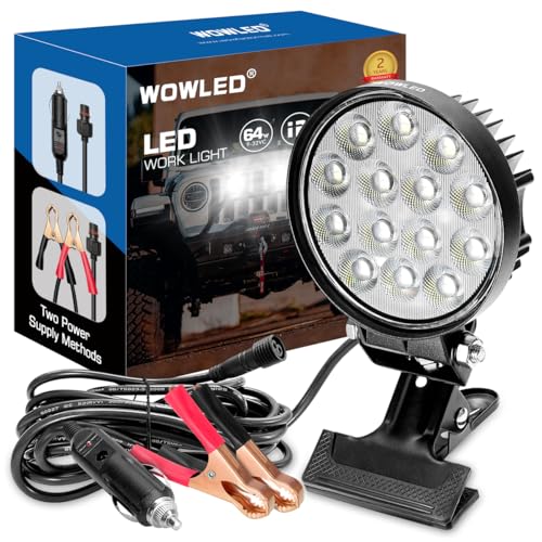 WFPOWER Portable Clip On LED Work Light Bar 12V, Super