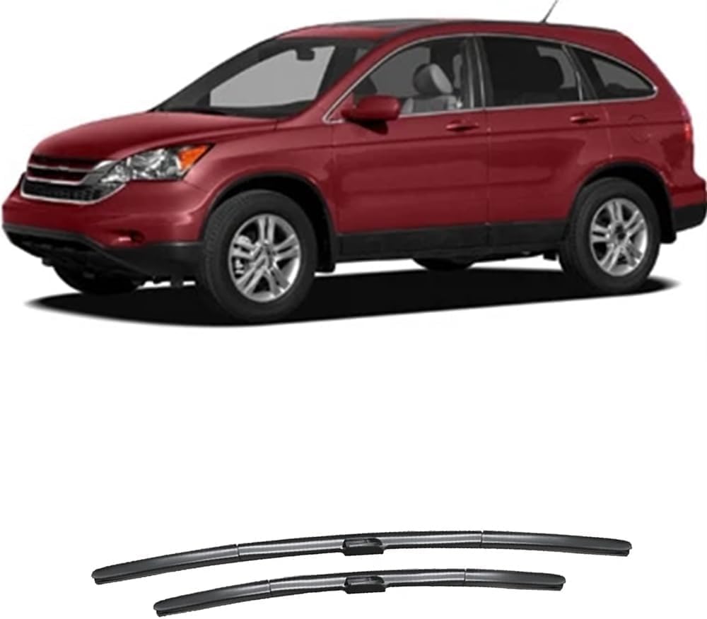 ZhangXD Front Windscreen Wipers For CRV MK3 2007-2011, Windshield Window Brush Front Wiper Blades All-Weather Replacement Set Easy Installation