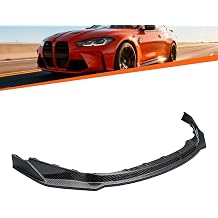 Carbon Fiber Look Front Bumper Lip Splitter FIT 20212026 BMW G80 M3 & G82 M4 V Style Front Lower Lip Exterior Styling Upgrade