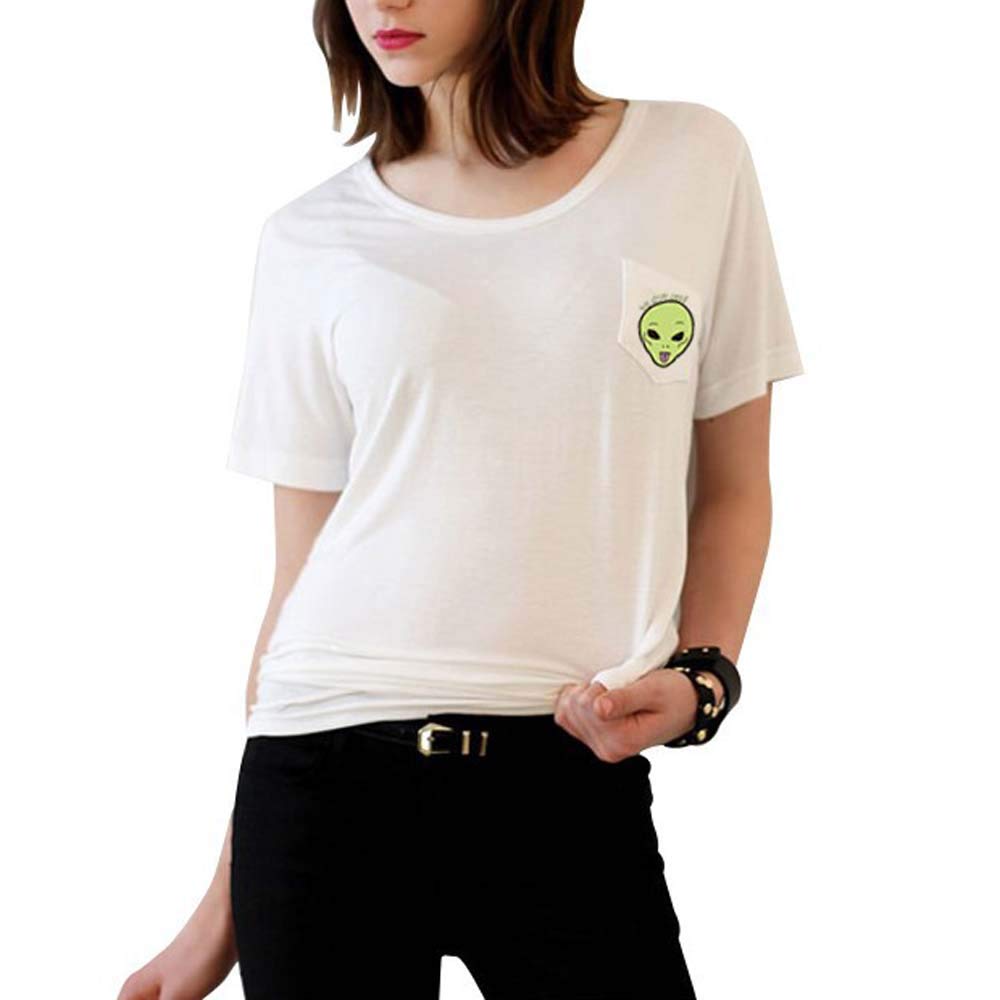 Manica Corta per Donna Maglietta Casual A Maniche Corte T Shirt Sportiva A Maniche Lunghe T Shirt Oversize Adatto per L'Uso Quotidiano