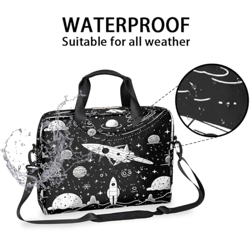 Maletín para laptop Rocket Cartoon Planet 15.6 pulg miniatura 3