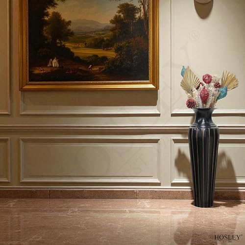 Hosley Tall Metal Floor Vase 26 Inch High, Ideal Gift for Floral Arrangements Modern Home Decor for Dining Room, Livingroom, Bedroom, Hallway Corner, Wedding Party, Spa - Image 5