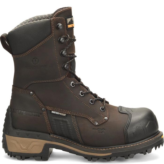 MATTERHORN Maximus 2.0 8" Composite Toe Waterproof Work Boot for Men - Durable, Comfortable, Slip-Resistant Outdoor Footwear2