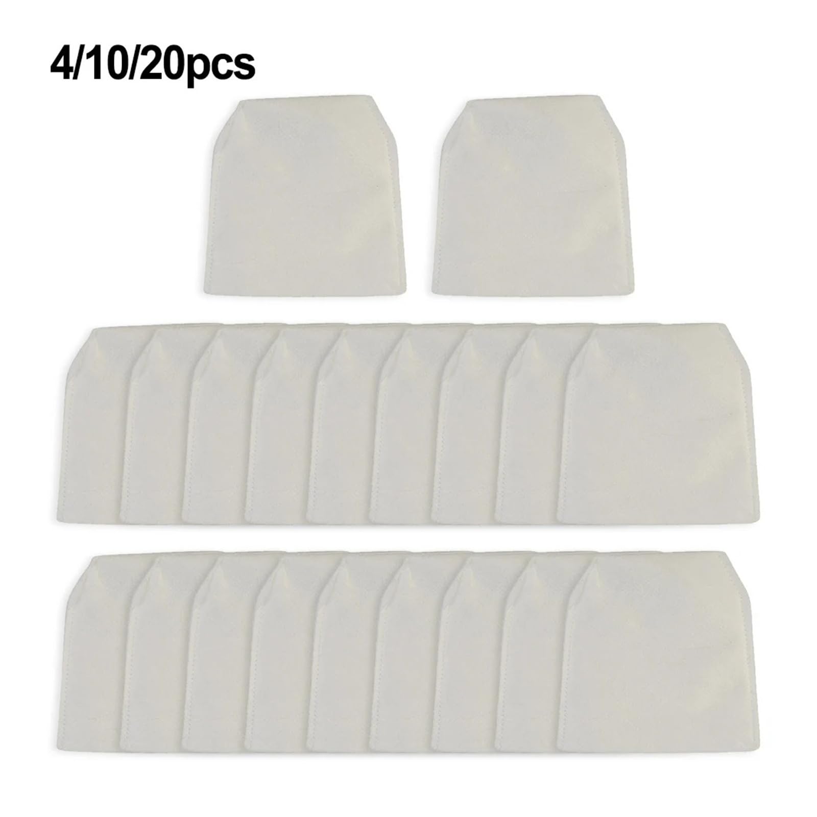 Bolsa De Filtro De Tela, Compatible Con Einhell,Power X-Change TE-VC 18 Li-Solo Y TE-HV 18/06 Li-Solo Bolsa De Filtro De Aspiradora De Mano Inalámbrica(20 PACK)