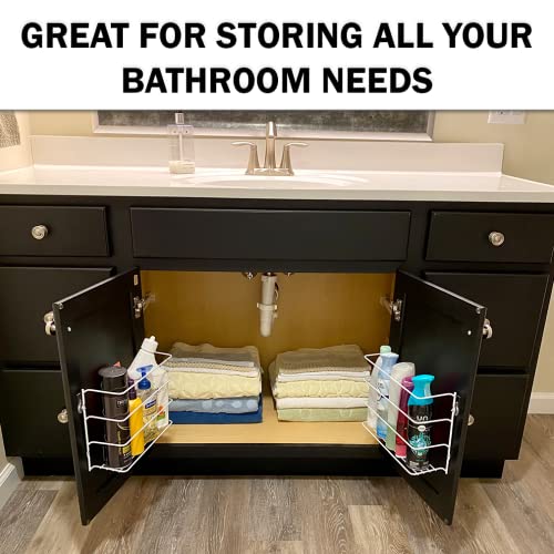 Evelots 2 Pk Plastic And Foil Wrap Organizer On Cabinet Door Or Pantry Wall Rack - Sandwich, Freezer, Food Bag Storage Organizer - Bathroom Laundry Supplies, Kitchen Organization And Storage #TOP4