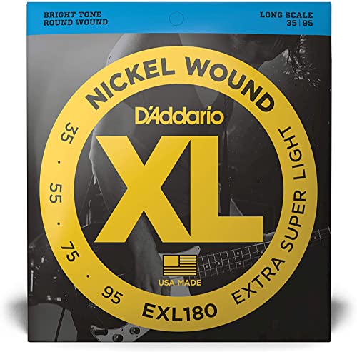 D'Addario ダダリオ ベース弦 ニッケル Long Scale .035-.095 EXL180