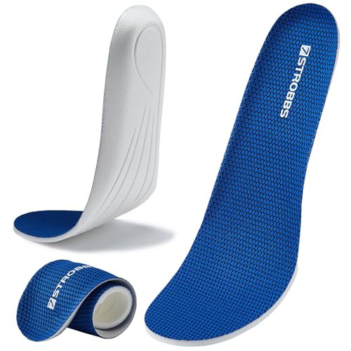 7STROBBS Men’s Thin Cushion Shoe Insoles US9-11