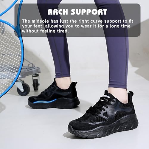 Sneakers for Women Casual Fashion Walking Shoes Lace Up Women's Athletic Tennis Running Footwear2