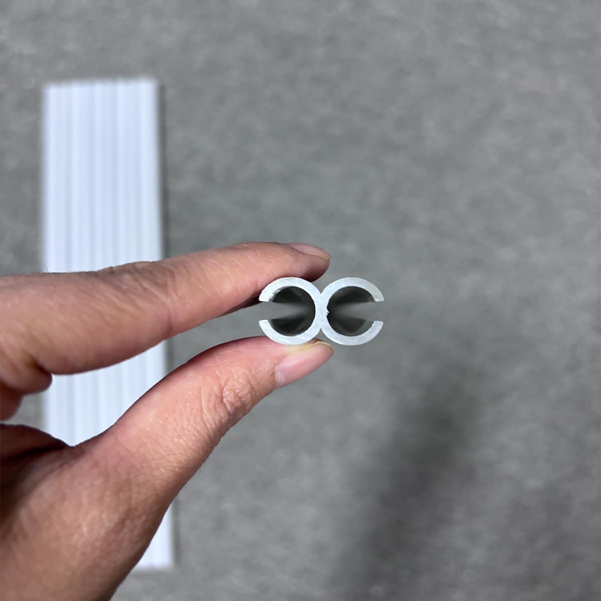 6X 50cm RV Awning Rail Channel Figure of 8 Plastic Awning Channel Connector for All Motorhome Campervan Tent Awning Accessories - 3