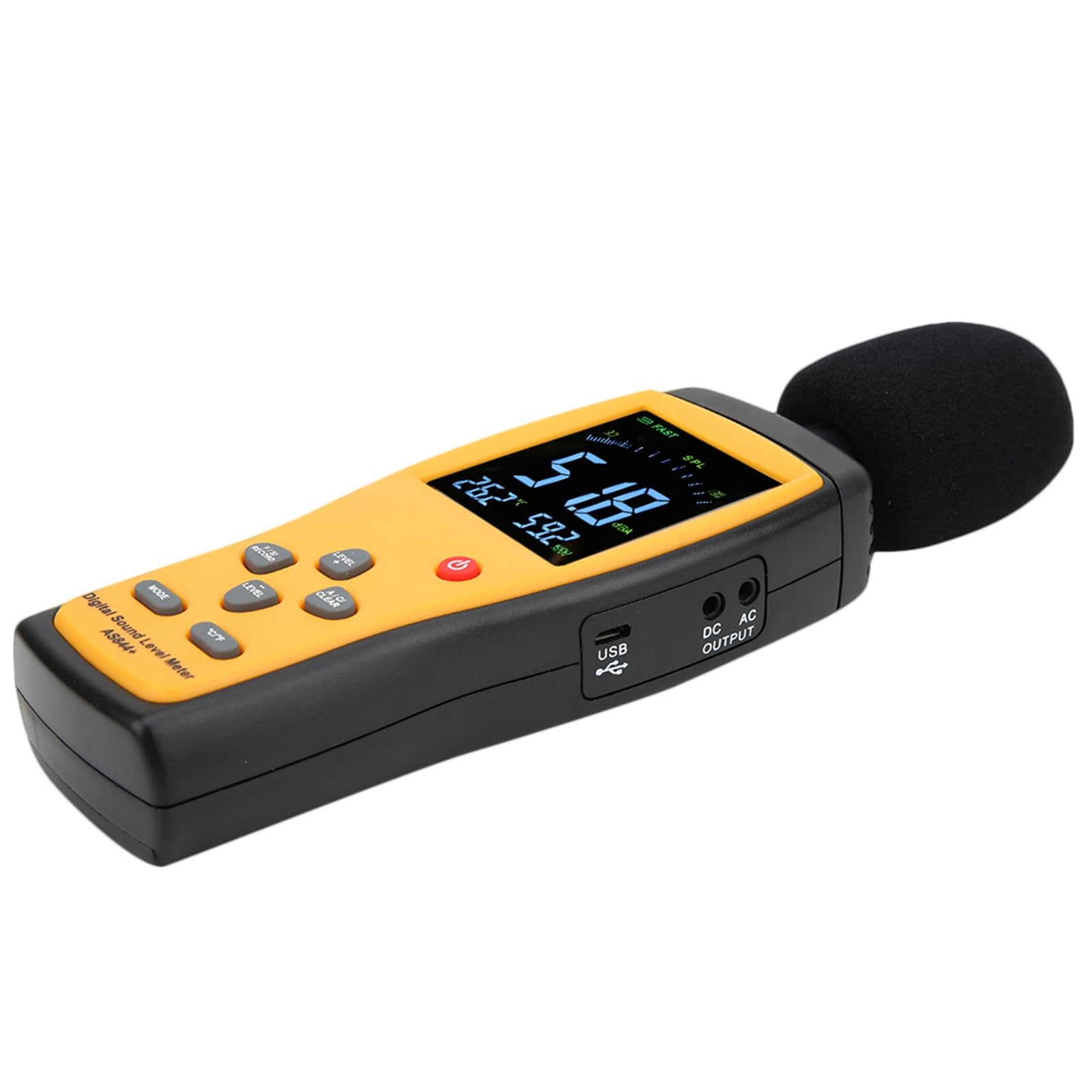 EMUKOEP Intelligenter Sensor AS844+ Klangpegel Messgeräuschmonitor Monitor Digital Sound Sound Mahlzeit
