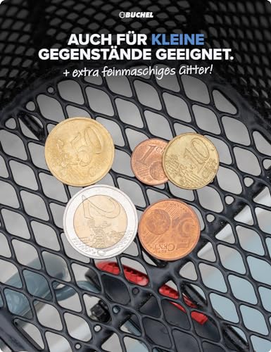 BÜCHEL Fahrradkorb hinten | XXL Jumbo Pro inkl. Befestigungsmaterial für Fahrrad Gepäckträger | bis 10kg Traglast | Fahrradkorb für Kinderfahrrad (XXL Jumbo Pro inkl. Regenschutz)