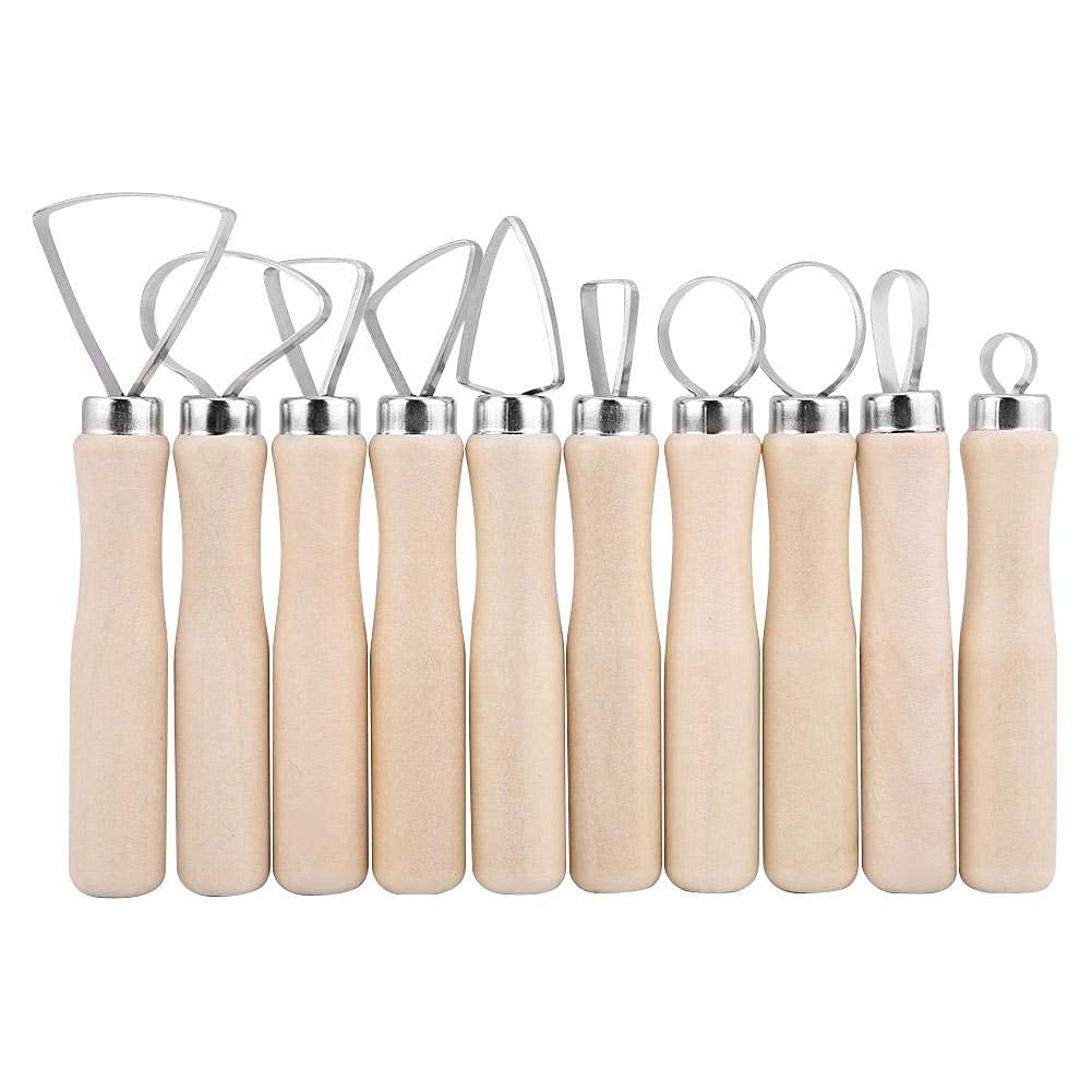 10Pezzi Set Di Strumenti Di Ceramica - Strumenti Di Scultura Di Argilla - Strumenti Di Modellazione Fai Da Te