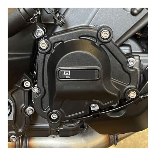 Capot protection moteur pour MT-09 avec cache pignon et chaîne intégré - 2