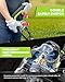 BUCOTOD 18-Inch 13.5 Amp Tiller/Cultivator with 6 Steel Tines, 3-Adjustable Wheels, Foldable Handle, 8'' Tilling Depth Electric Corded Tillers, Electric Garden Rototiller for Garden Lawn Soil Digging