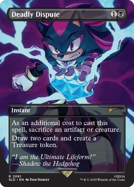 Secret Lair x Sonic the Hedgehog Superdrop: Chasing Adventure (Rainbow Foil)