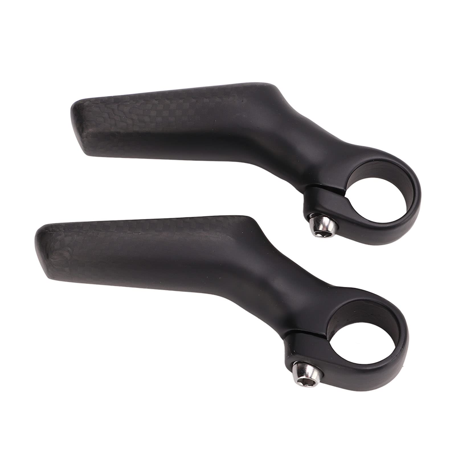 Rallonges De Guidon Ergonomiques Pour VTT Et Vélo - Fibre De Carbone/nylon, Noir