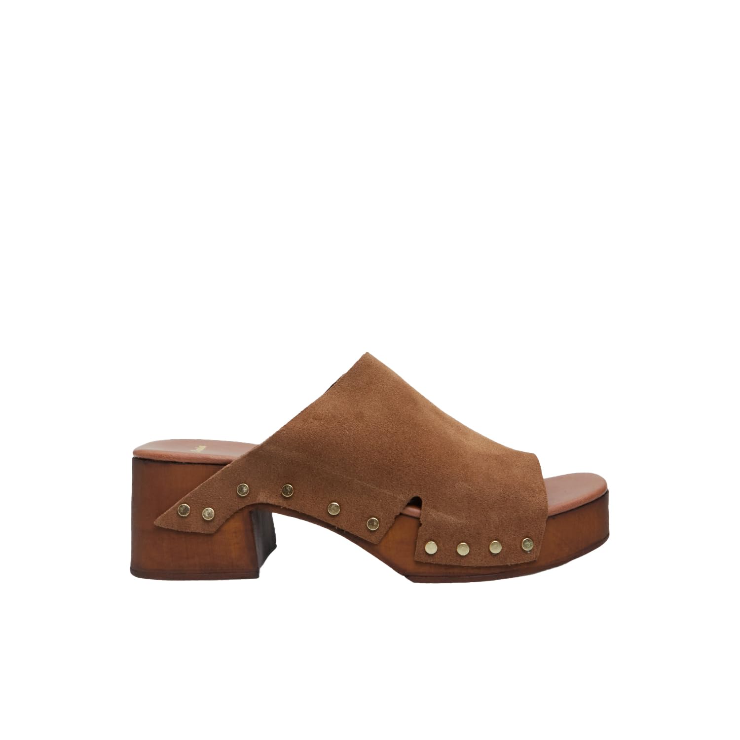 Bata Mule da Donna in Suede Con tacco 6 cm e Plateau