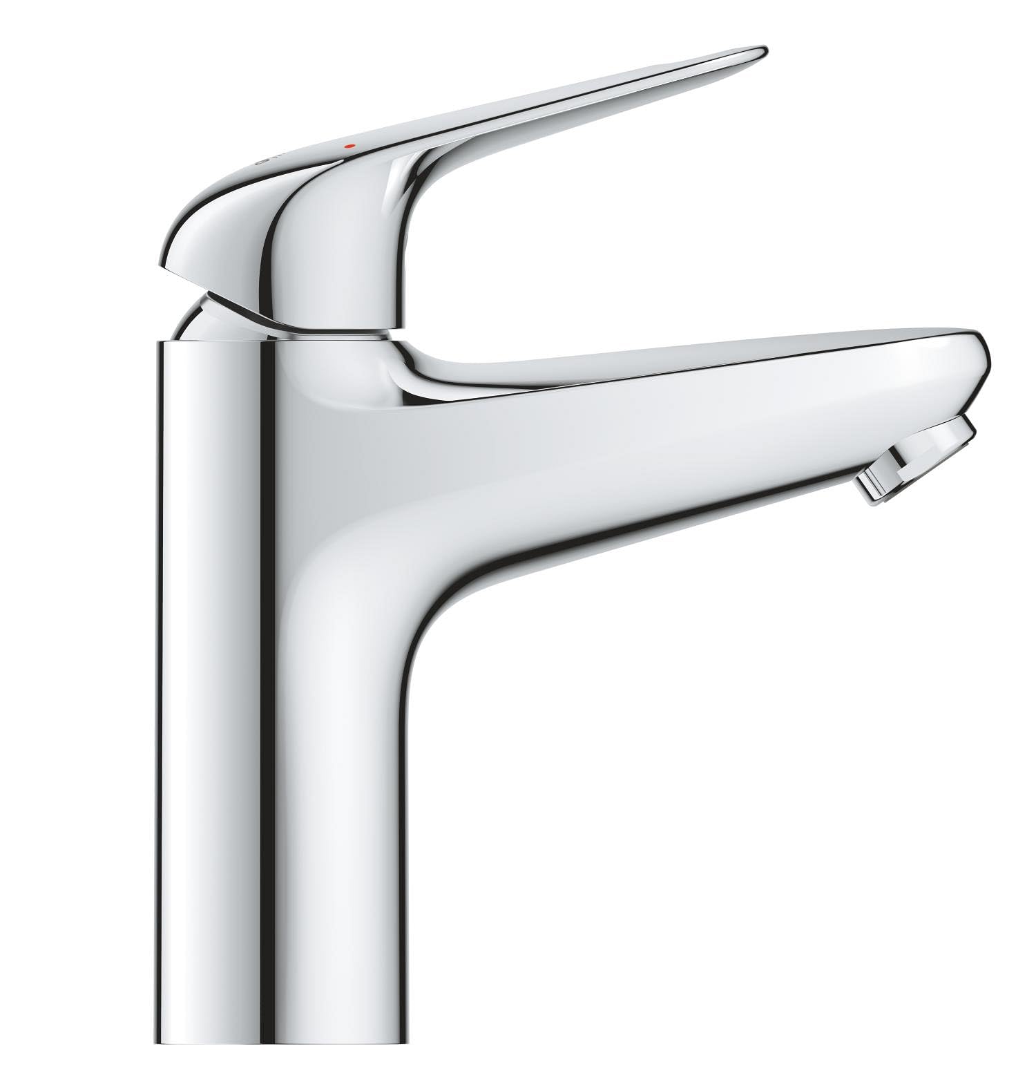 GROHE Swift, bateria umywalkowa, oszczędzająca wodę (bateria łazienkowa z odpływem pop-up, wysokość 18 cm, z narzędziem 3 w 1, łatwa instalacja na umywalce), chrom, 24326001