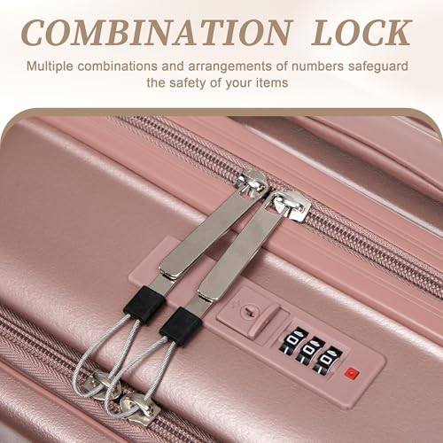 Image of Hardside Luggage, Lightweight Suitcases with Spinner Wheels, 20 /14 Inch
