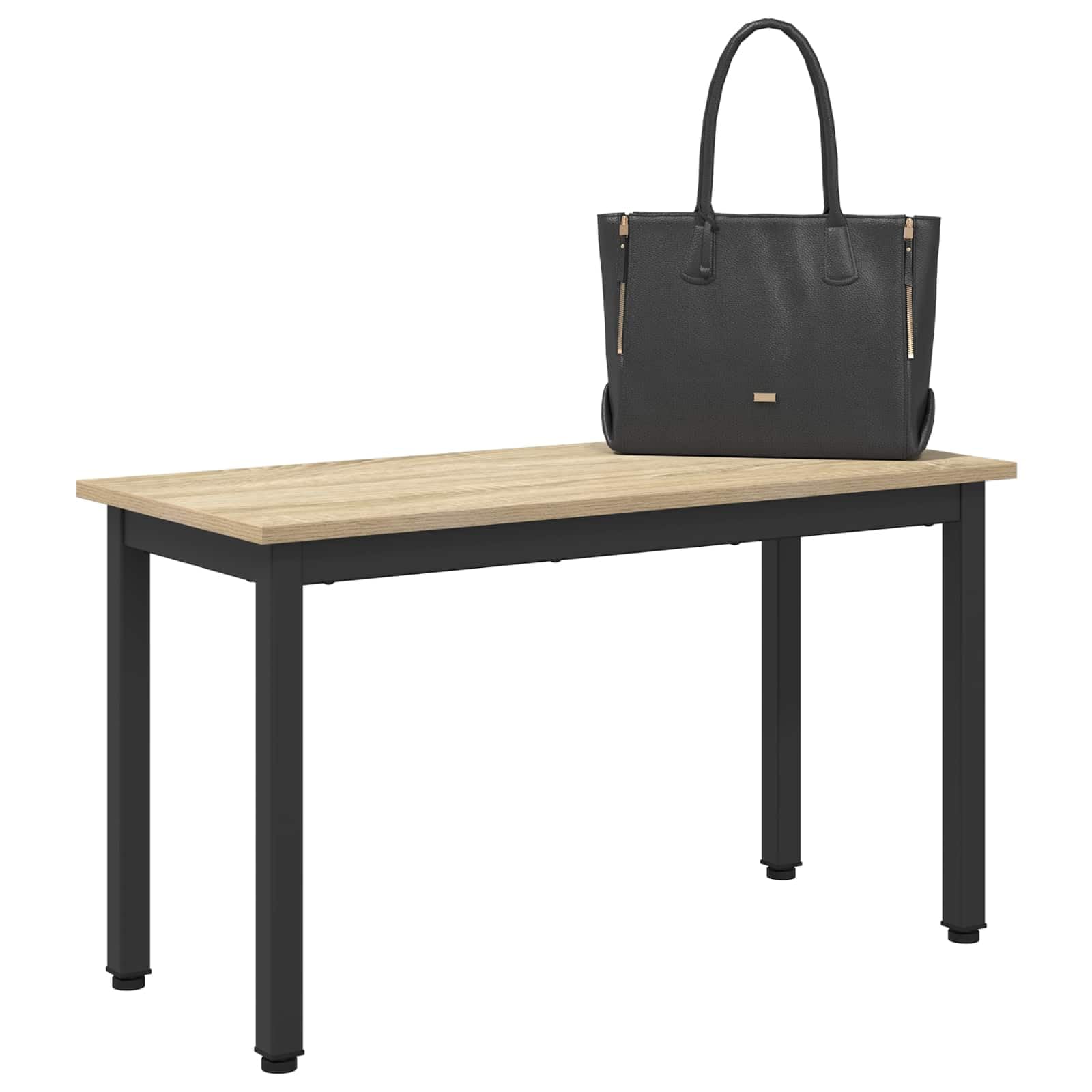 Vidaxl Sonoma Bench 80 X 35 X 45 Cm Engineered Wood, Living Room, Rectangular, Modern, Durable, Seating Solutions For Comfort, Style, Functionality, And Contemporary Design