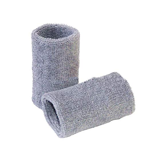 Cotton Blend Play2Fit 4 Wristband (2 Pair) Soft Sweatband For All...