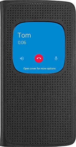 Alcatel Matrix Flip Case para Idol 4, Color Negro