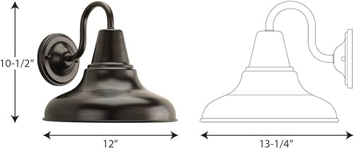 Miniatura 13 de Progress Lighting P5623-20 Distrito al aire libre, bronce antiguo