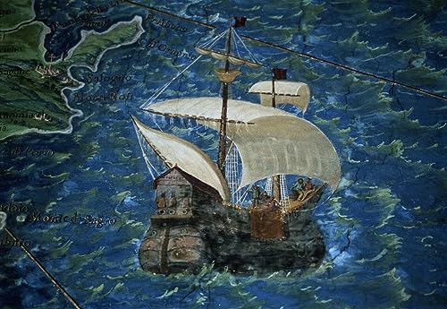 Impression d'art tableau galion par Ignazio Danti toile decoration murale haute definition