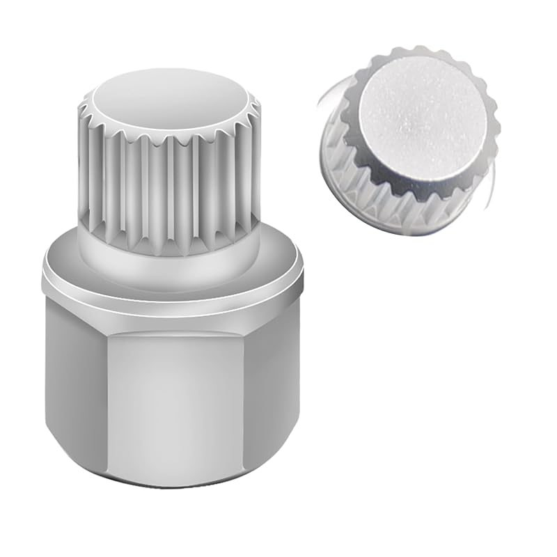 Chave adaptadora para porca antifurto de roda ABC8/20PT JEUCLEL para Volkswagen e Audi – 1 unidade