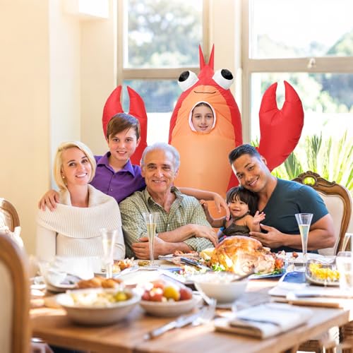 Disfraz inflable de langosta para niños miniatura 5