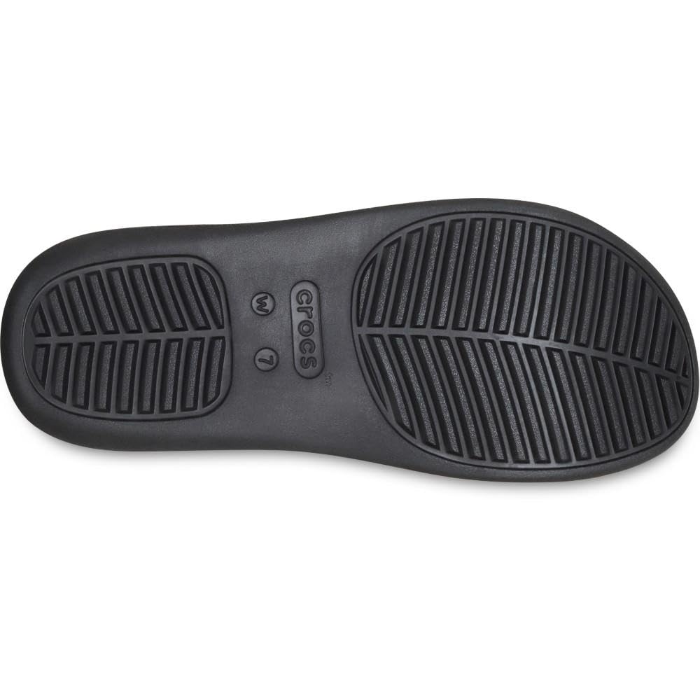Crocs Getaway Patent Strappy Sandale glissante Femme