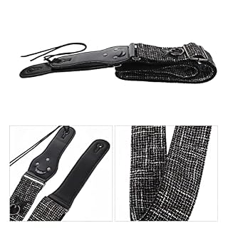 SUPVOX 1 ensemble de sangle de guitare large remplacement de basse de guitare ajusté - Les Beatles, Paul McCartney, John Lennon, RIngo Starr, George Harrison SUPVOX 1 ensemble de sangle de guitare large remplacement de basse de guitare ajusté – Image 2