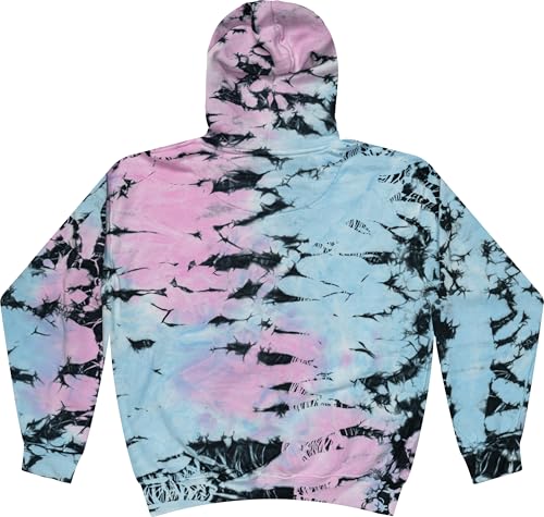 Image of Colortone Tie Dye Pullover Hoodies for Women and Men - Classic Fit Sweatshirts