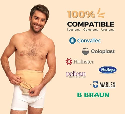 image for SIIL Ostomy belt for Men & Women, Beige These Ostomy bag covers Acts a