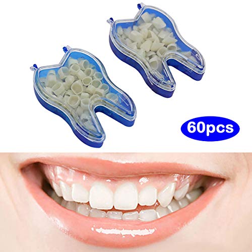 Image of 60 Pcs Dental Temporary Crown Kit Veneers Material for Front Anterior Front Teeth /Posterior Molar Teeth