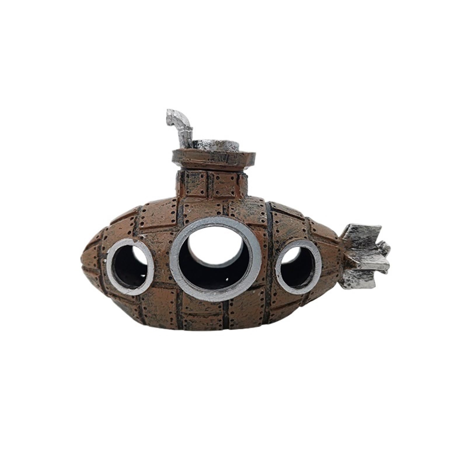 AYWTIUN aquarium ornaments Resin Submarine Ornaments Fish Shrimp Shelter Cave Landscaping Accessories for Aquarium Tank Decorations