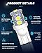Alopee 30 Pack 198 LED Bulb White, T10 Wedge LED Bulb 168 LED Bulb,2825 LED Bulb W5W 158 501 LED Lights for Car Interior License Plate Light DC 12V