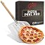 Hans Grill Pizza Peel PRO, Made for XL Pizza 12 Inch Plus, Professional Restaurant Grade Perforated Metal Non-Stick Paddle for Launching, Turning and Retrieving Pizzas, Peel Pro, Grey
