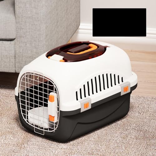 Asixxsix Kennel de Cachorro, Caixa de Cães Destacável Com Janela e Alça Superior, Portador de Animai