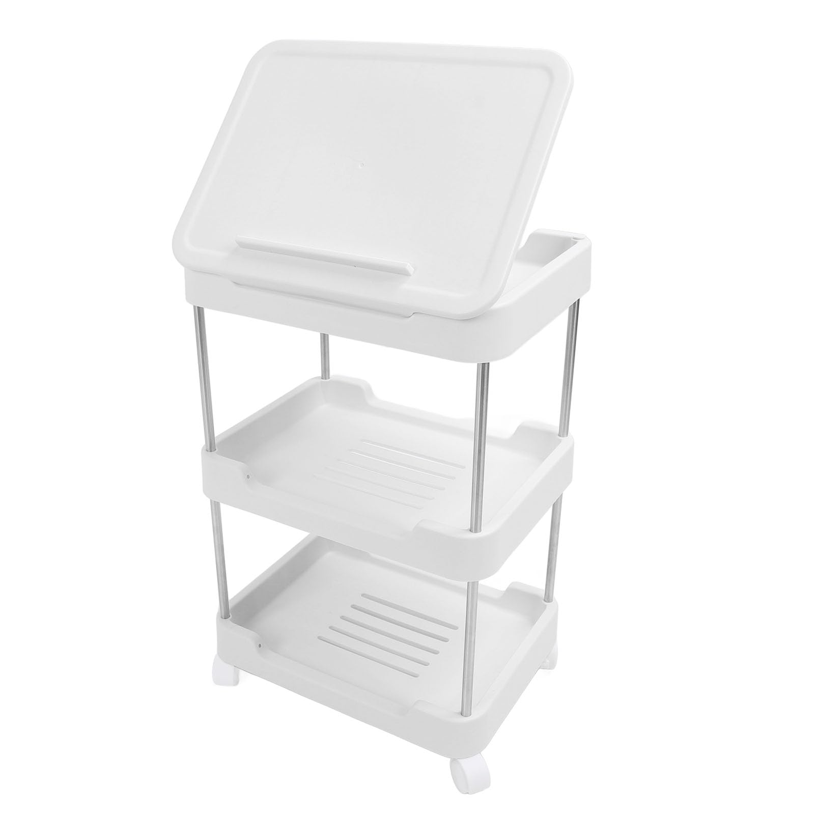 Chariot Roulant avec Plateau de Table Roues Multifonctions à Plusieurs nive