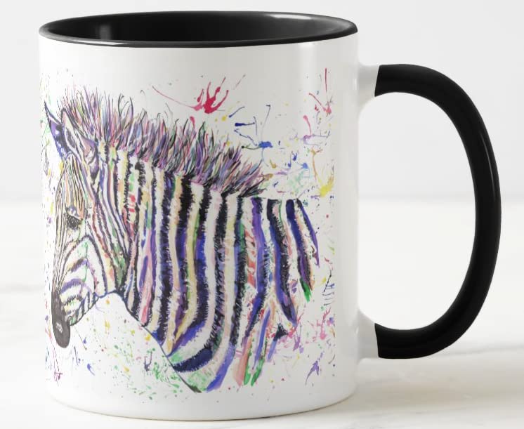 Tazza Regalo 311 Ml Con Badger E Arcobaleno - Fauna Selvatica Britannica, Adatta A Microonde E Lavastoviglie